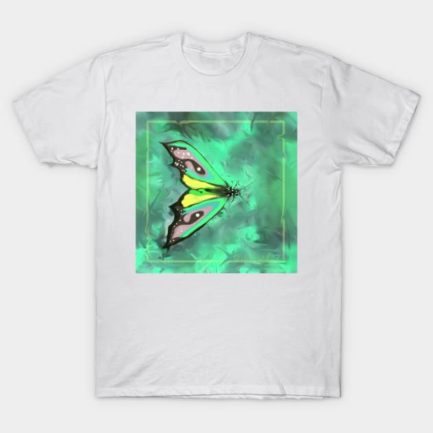 Butterfly green T-Shirt by Stufnthat